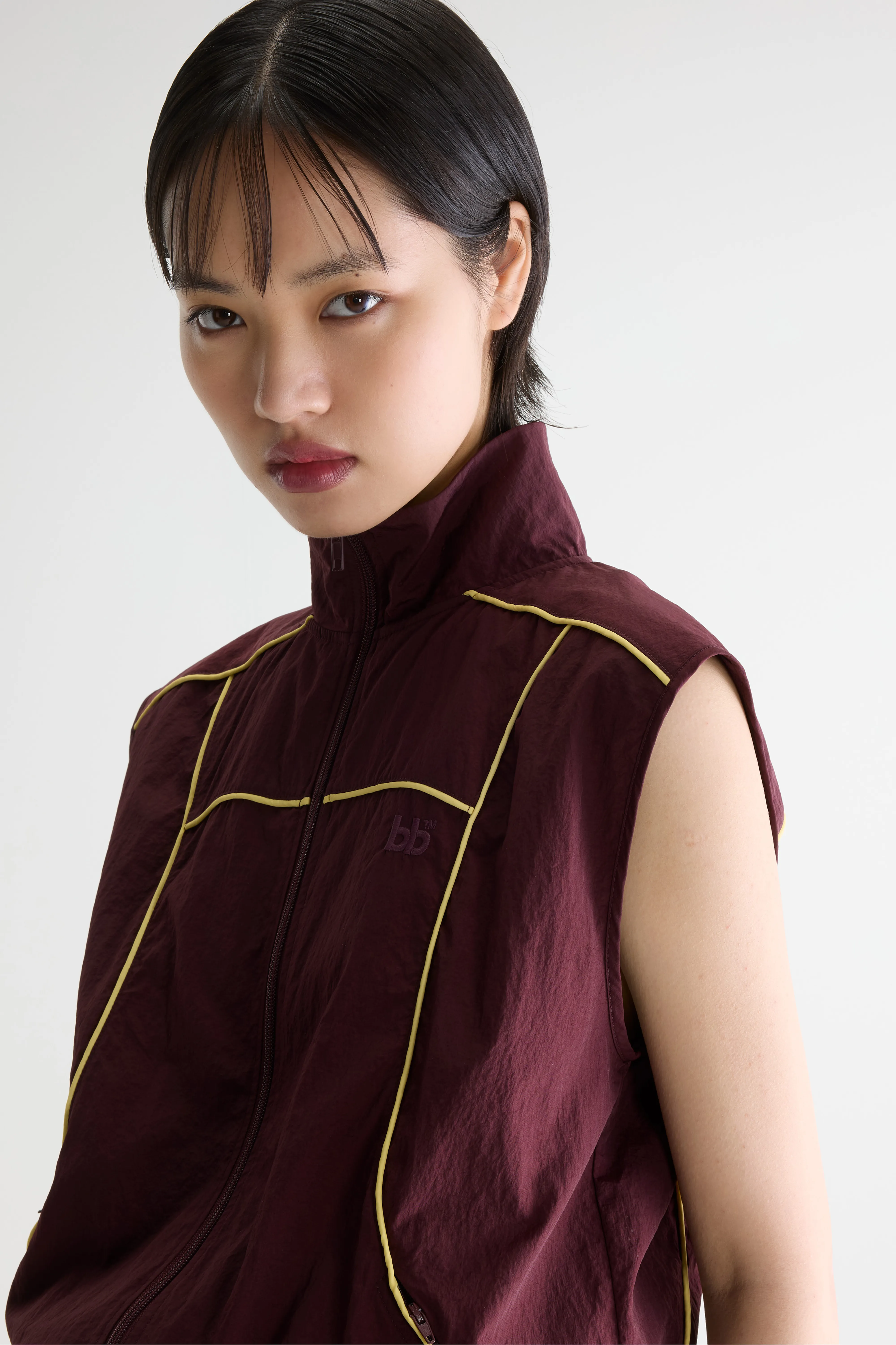 Bellerose Tinta sleeveless sports veste (261 / W / WINE)