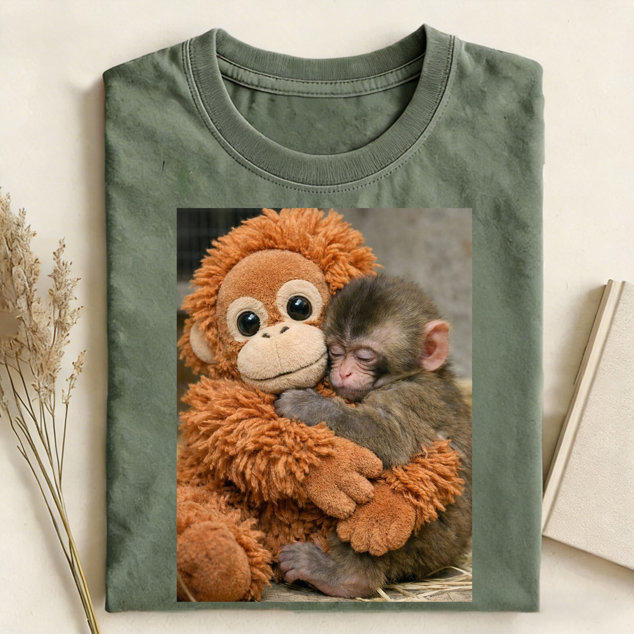 Punch-kun Monkey Meme Graphic T-shirt