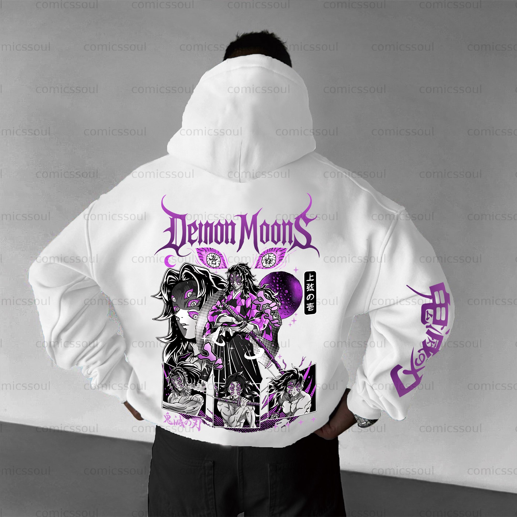 Unisex Anime Graphic Streetwear Vintage Hoodie