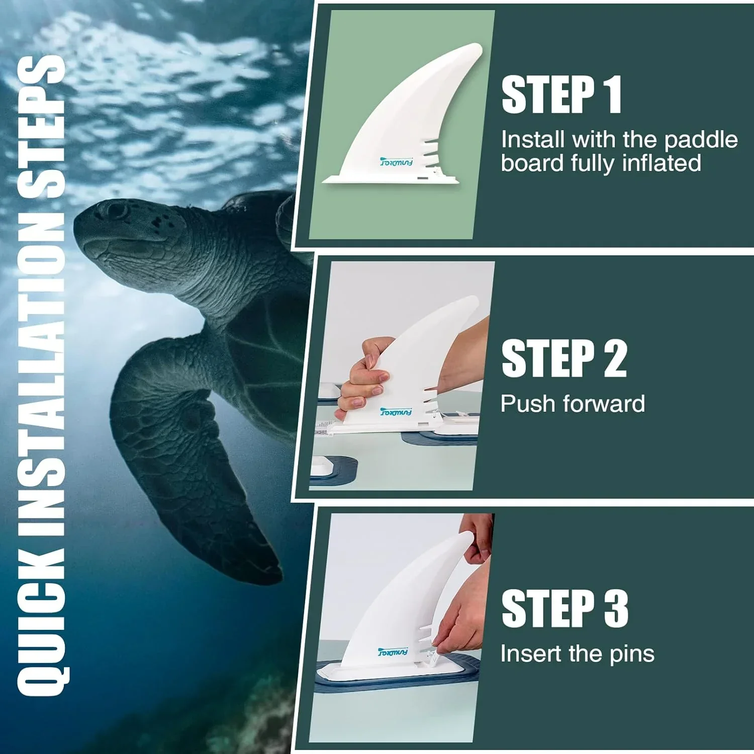 FunWater Inflatable Stand Up Paddle Board, 11 ft x 32 in x 6 in - SUP Paddle Accessories - Image 32 FunWater Inflatable Stand Up Paddle Board, 11 ft x 32 in x 6 in - SUP Paddle Accessories - Image 32