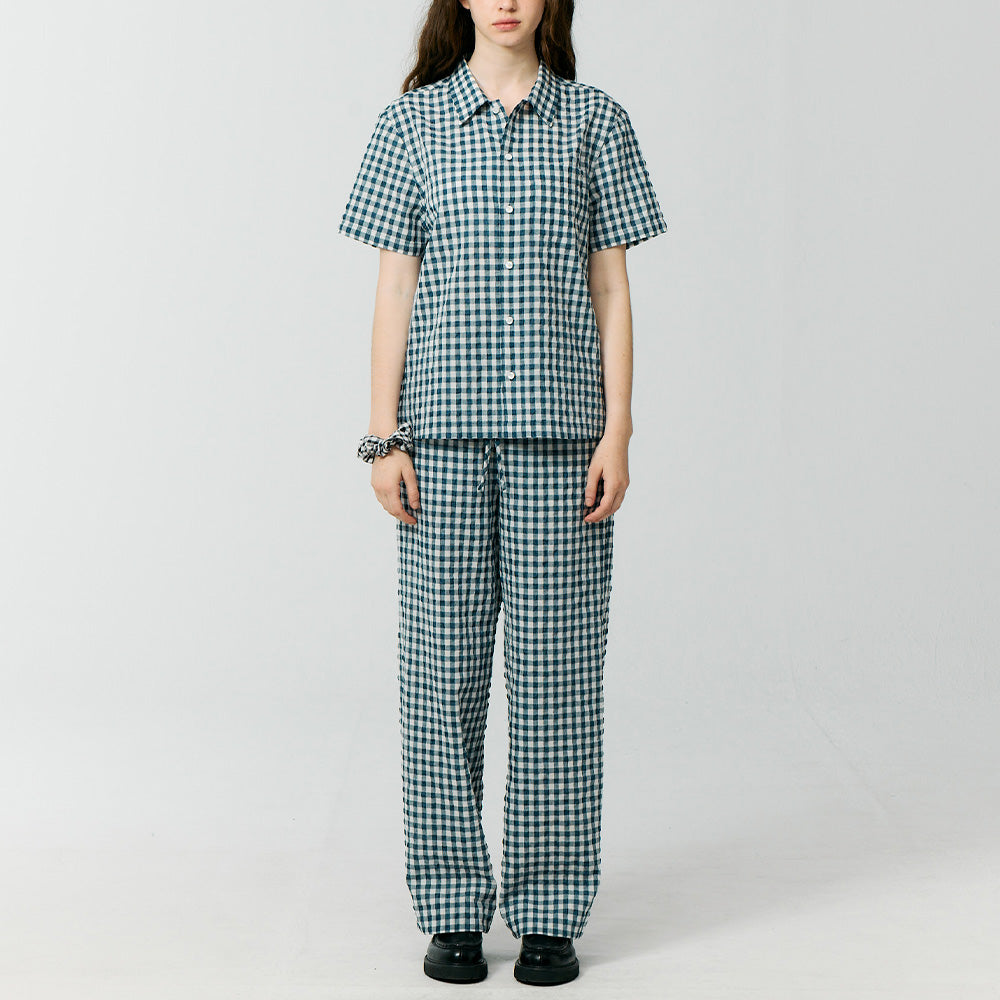 Dunst - Chemise Holiday à Carreaux - Marine