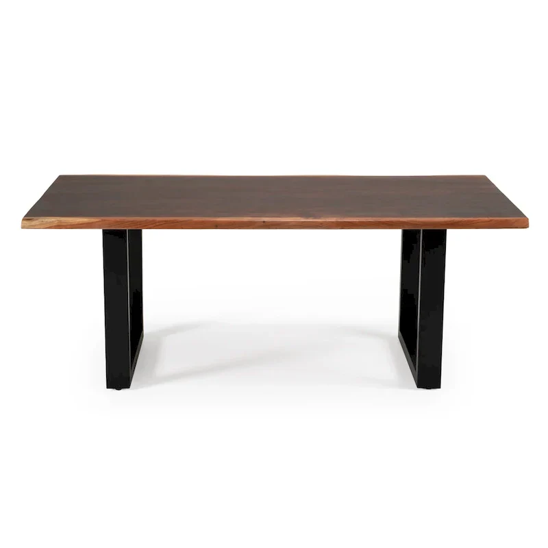 Modrest Taylor Contemporary Live Edge Wooden Dining Table