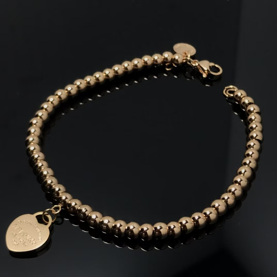 Tiffany Heart Tag Bead Bracelet - Original Replica Club