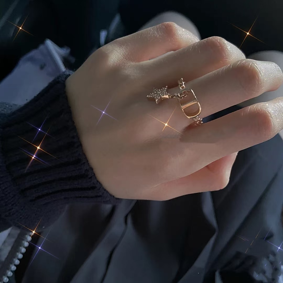 Dior CD Star Dangle Ring - Original Replica Club