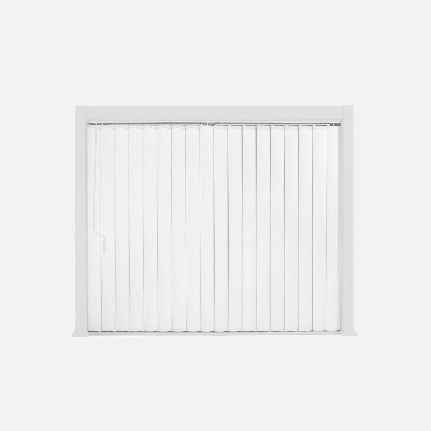 Triomphe panel vertical 3m - Panel con lamas orientables para pérgola bioclimática de aluminio, 3x3m V2 4x3m 6x3m