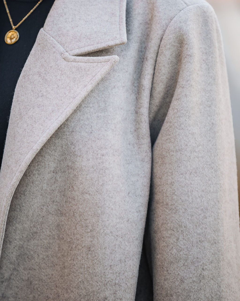 Autumn Necessities Pocketed Coat - Oatmeal - Se7enfashion