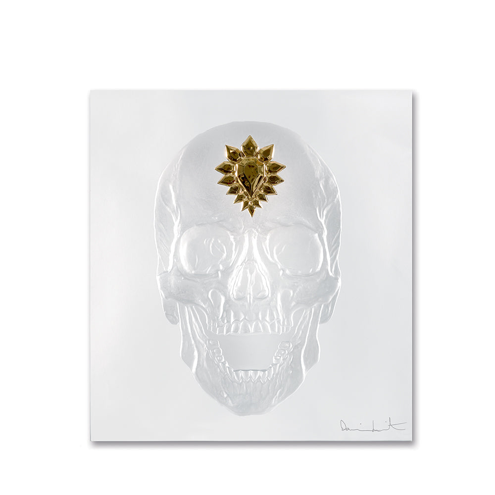 ETERNAL MEMENTO DAMIEN HIRST & LALIQUE 2017 - CRISTAL INCOLORE, TAMPONNÉ OR