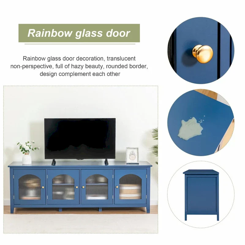 71-Inch Modern TV Cabinet Entertainment Center