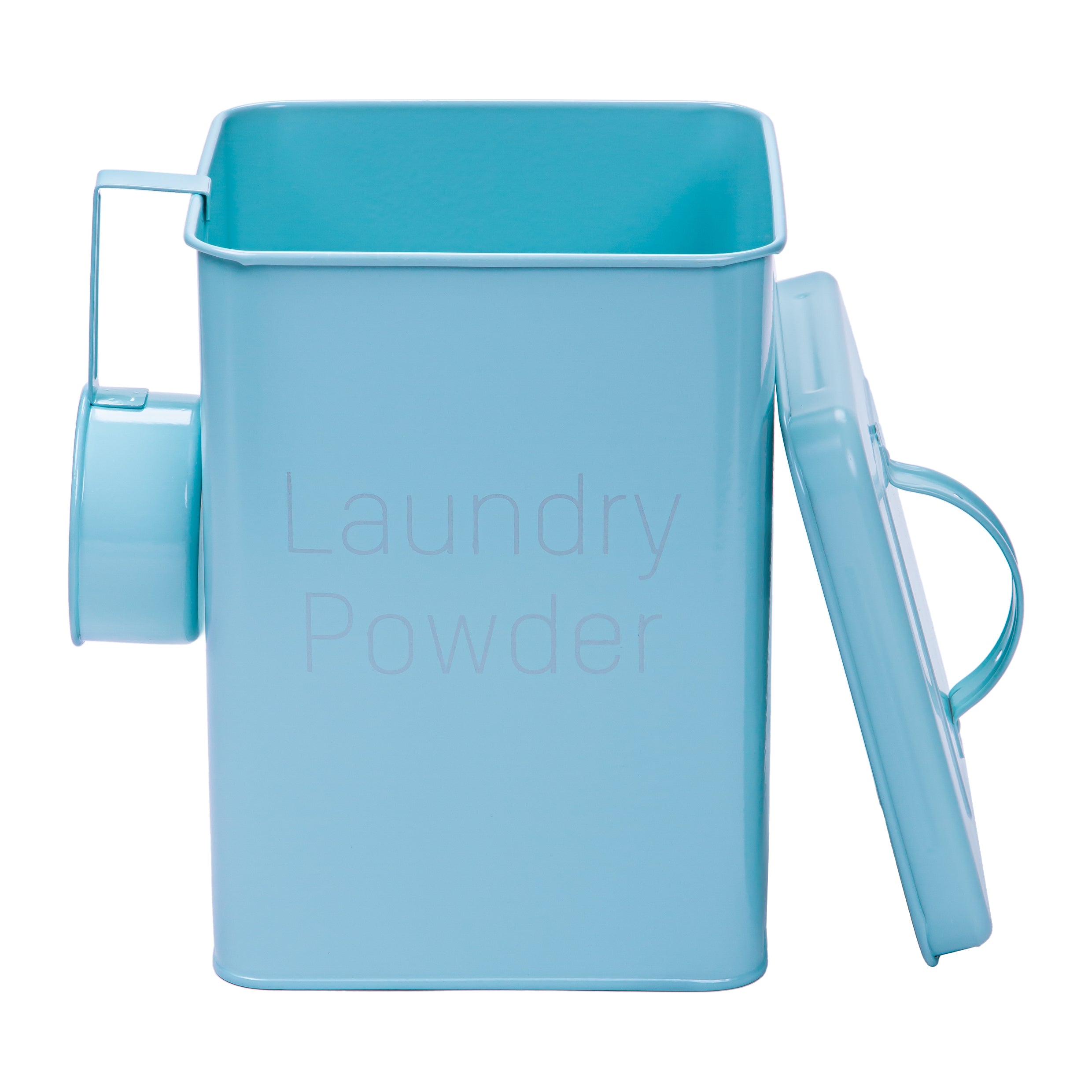 QUVIO Waspoeder box - Metaal - Blauw