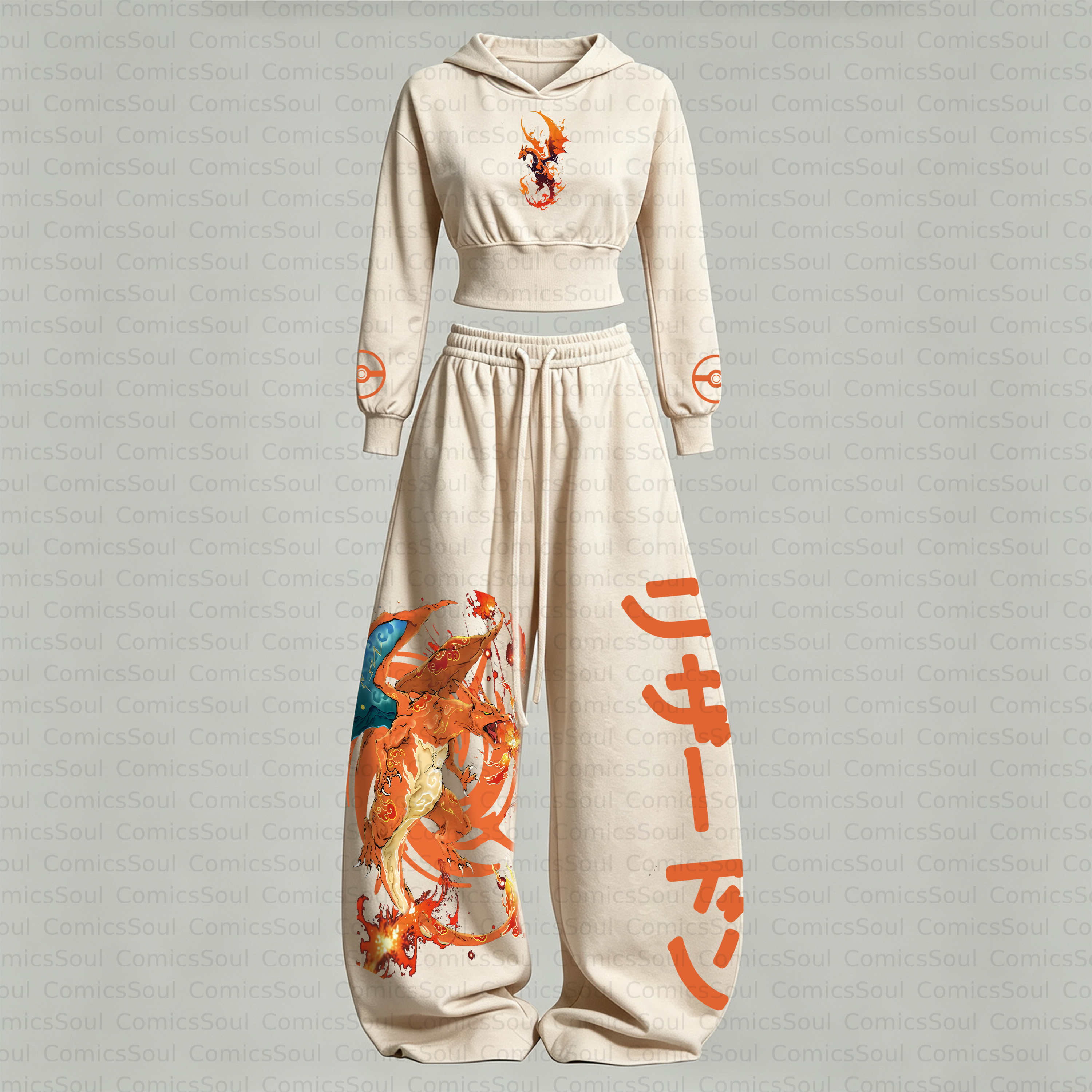 Pokémon Hoodie & Pants Two Piece Tracksuit Set 3051001 TeeThreads Sustain the Scene with Custom Apparel