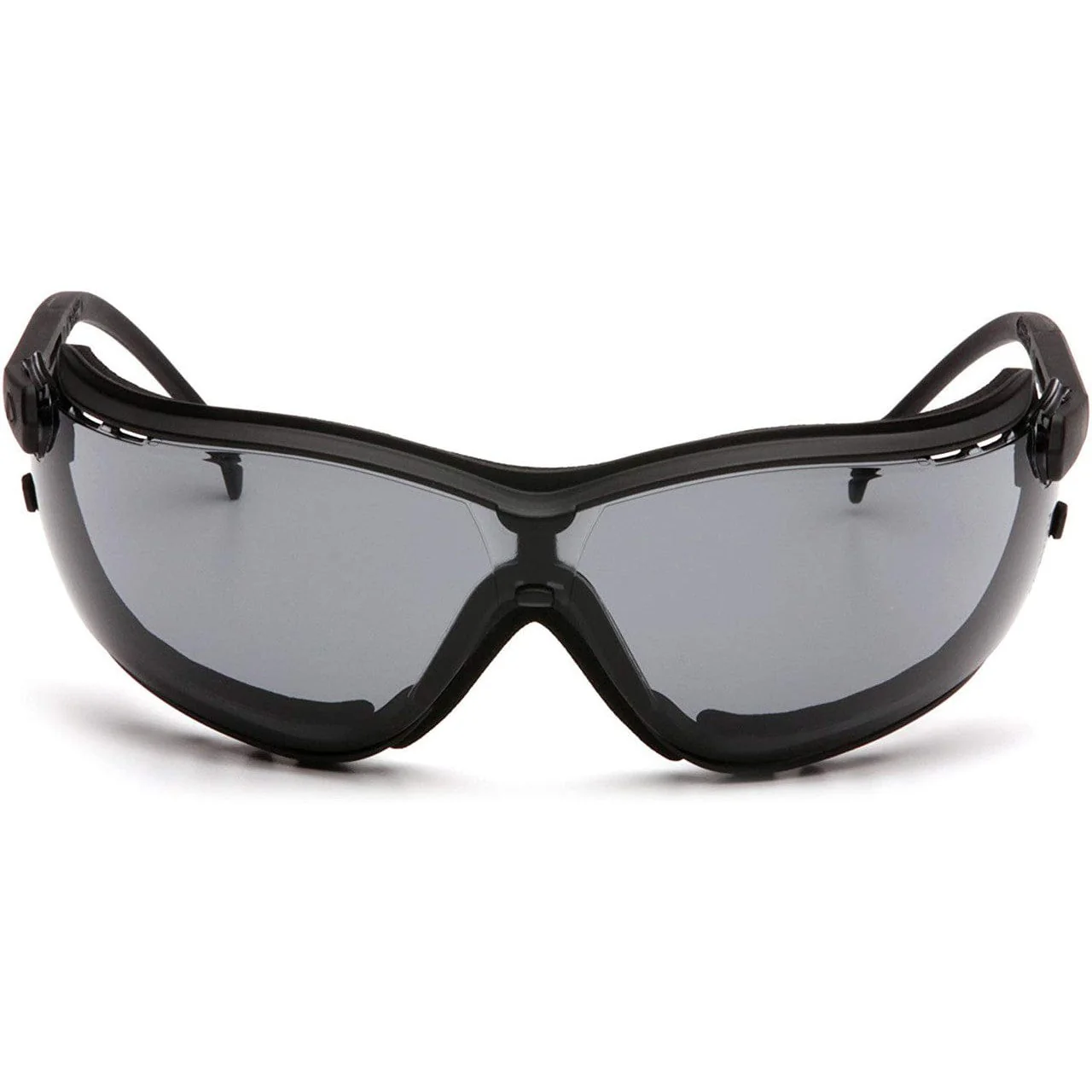 Pyramex V2G Safety Glasses/Goggles Black Frame Gray Anti-Fog Lens - KTF Painting Interior Exterior