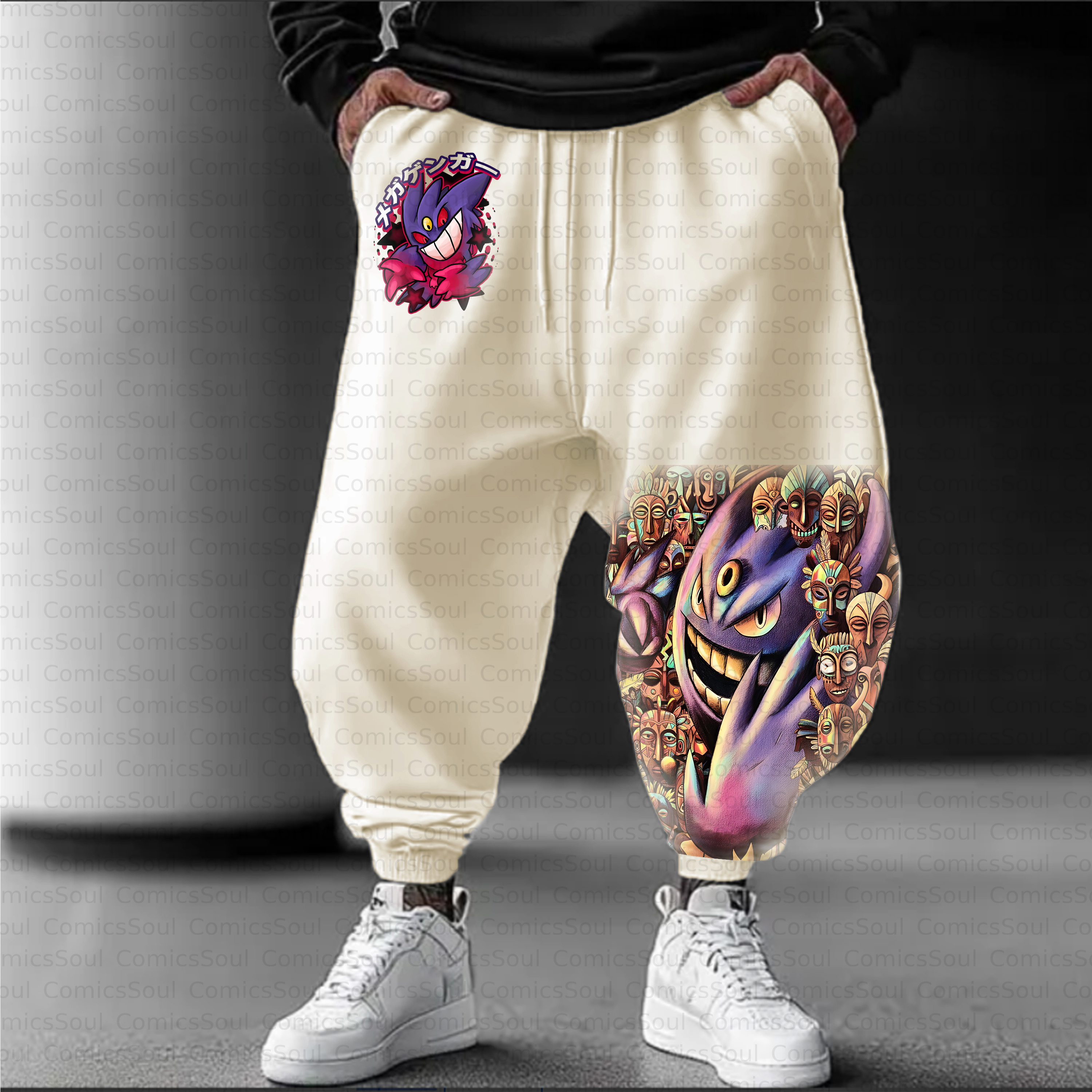 Unisex Casual Anime Streetwear Pant