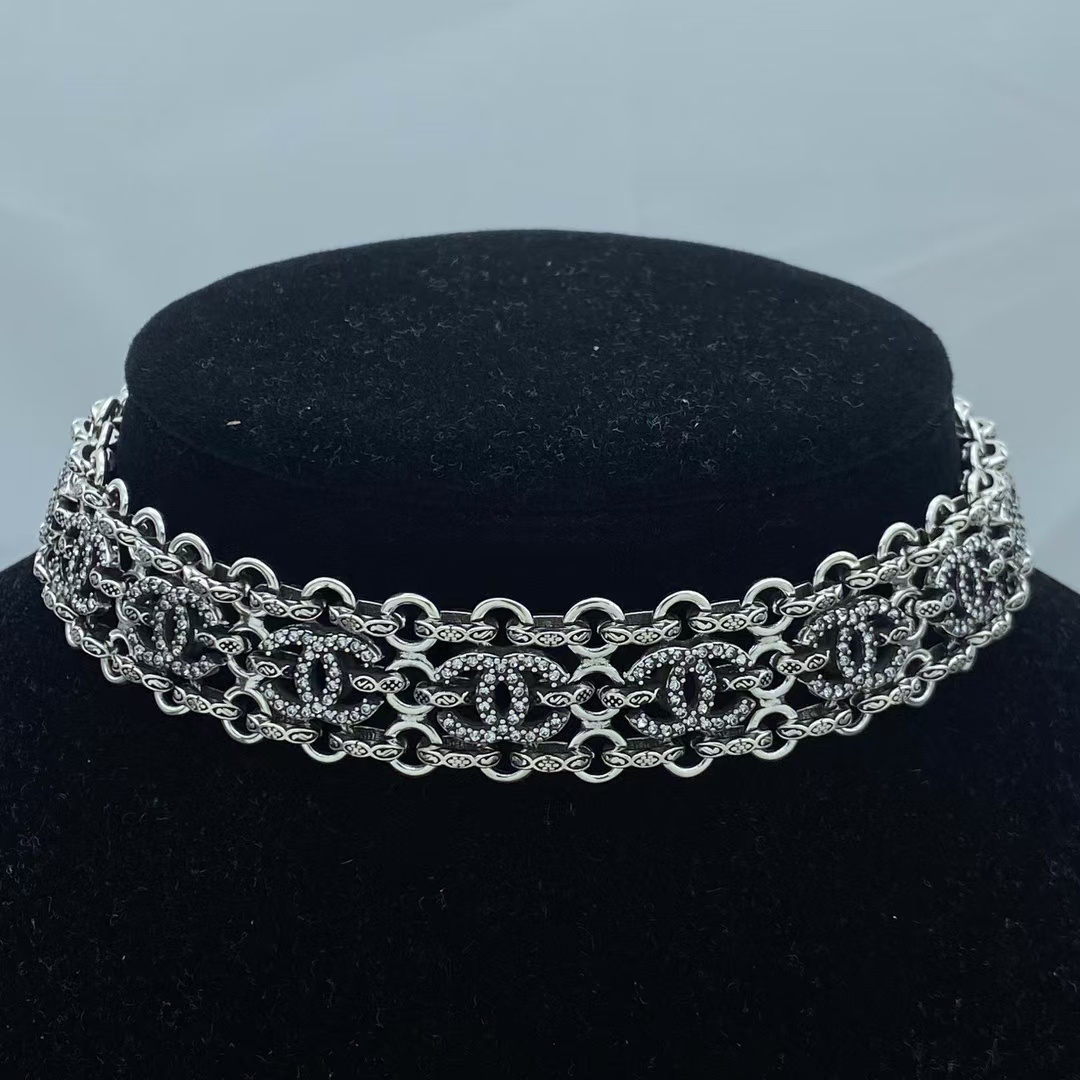 Chanel Dainty Woven Choker Necklace - Original Replica Club