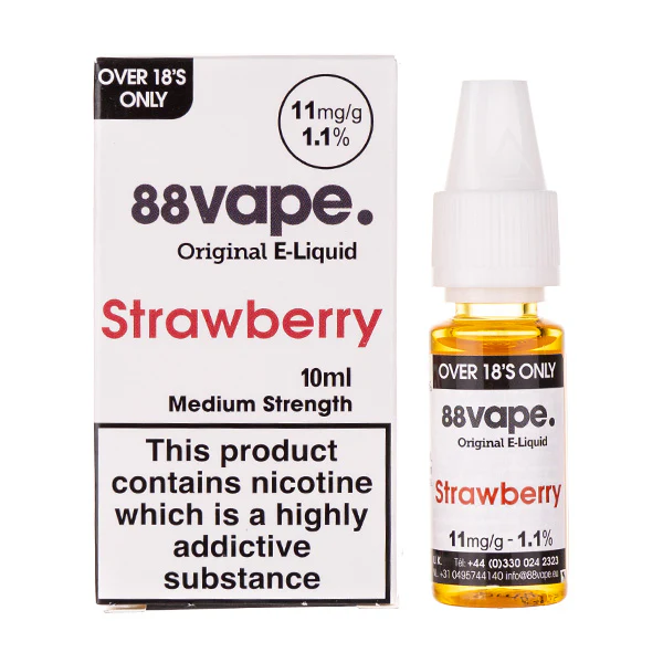 elfbar nachfüll pod läuft aus Strawberry 50/50 E-Liquid by 88Vape