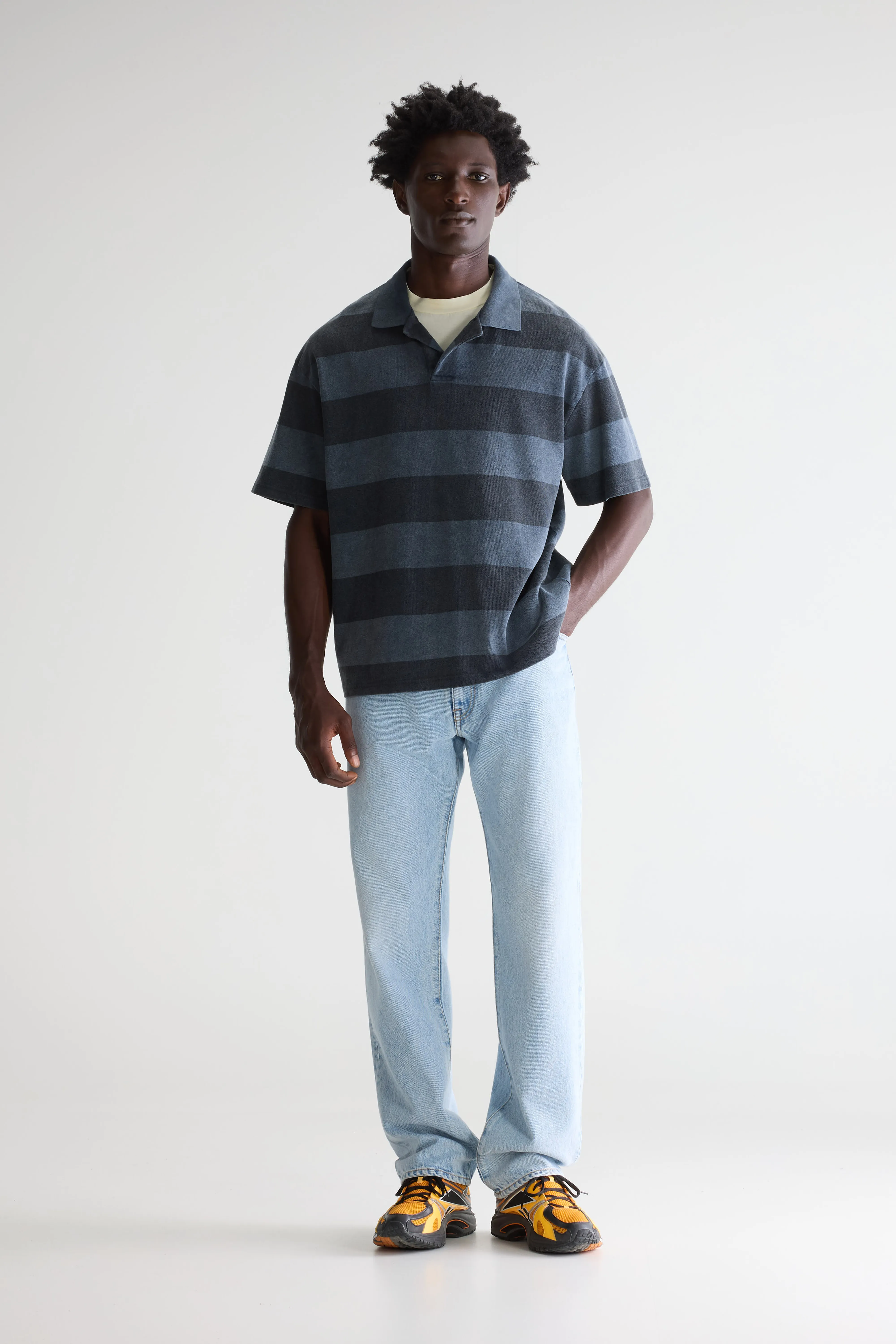 Bellerose Forst short-sleeve polo (261 / M / STRIPE E)