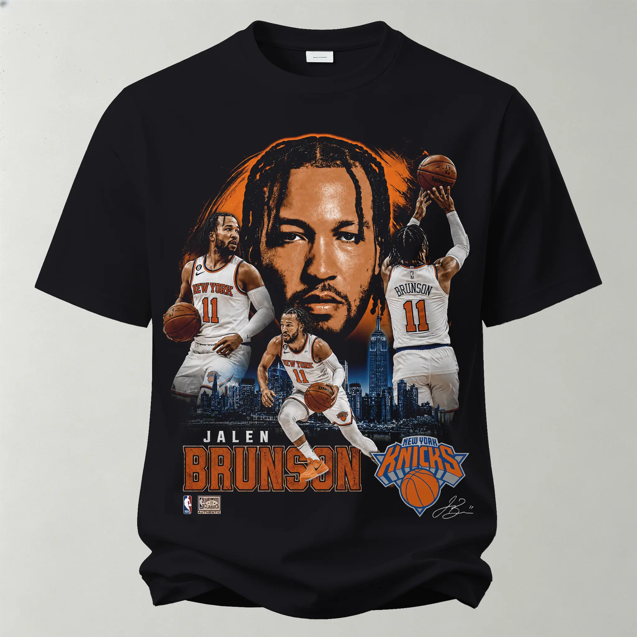 Multi-Image Athletic Collage Printed Unisex Oversized T-shirt