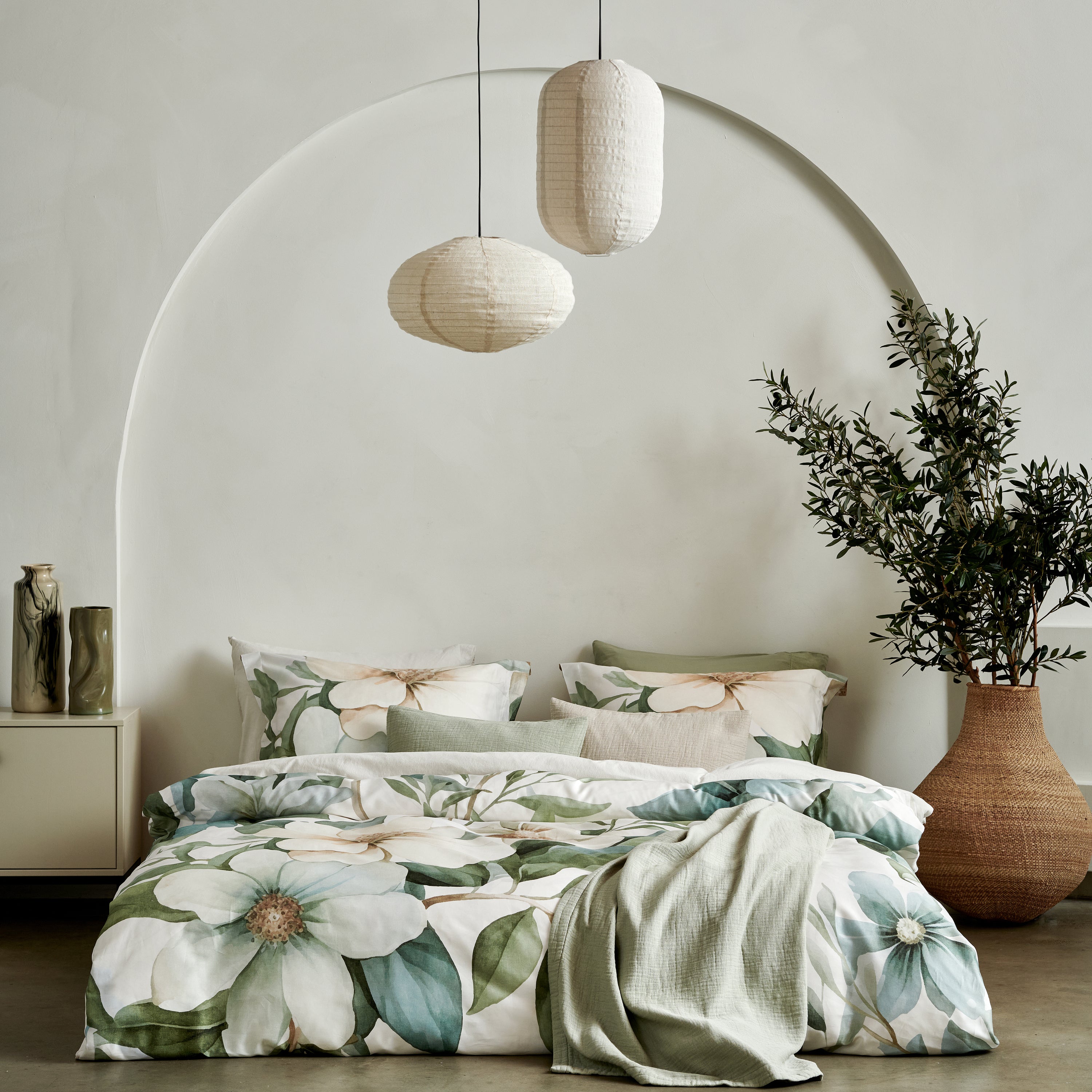 Vandyck Greenscape Dekbedovertrek 200x200/220 cm - Thyme