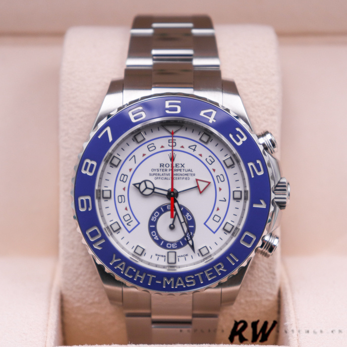 Rolex Yacht-Master II 116680 White Square Dial 44mm Mens Replica Watch