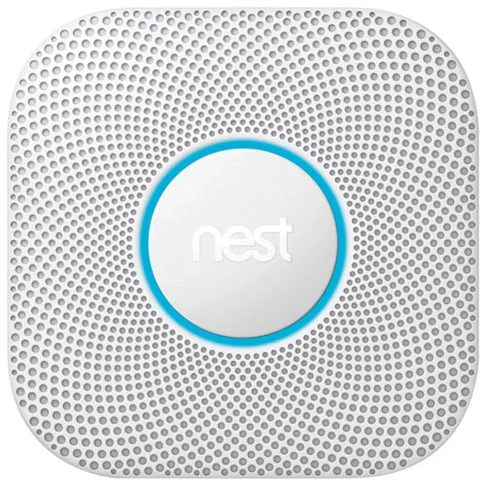 Google Nest Protect 2nd Gen Wired Smoke & CO Alarm With Voice Alerts And Phone Notifications
