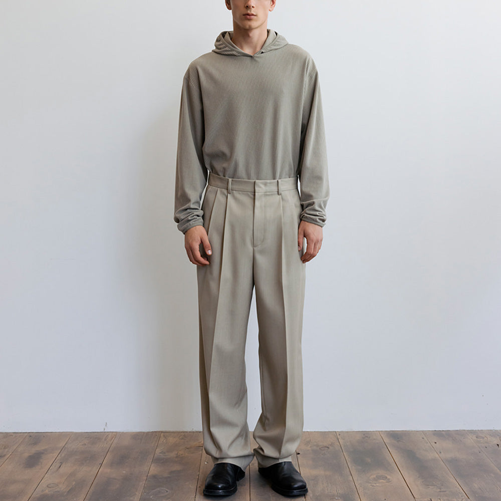 Le 17 septembre - Pantalon 2 Plis - Beige