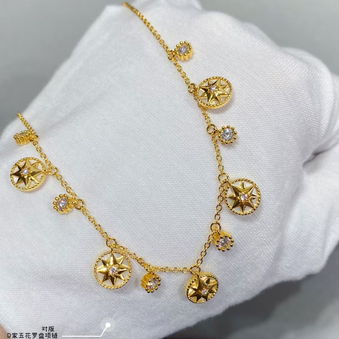 Dior Rose Des Vents Necklace - Original Replica Club