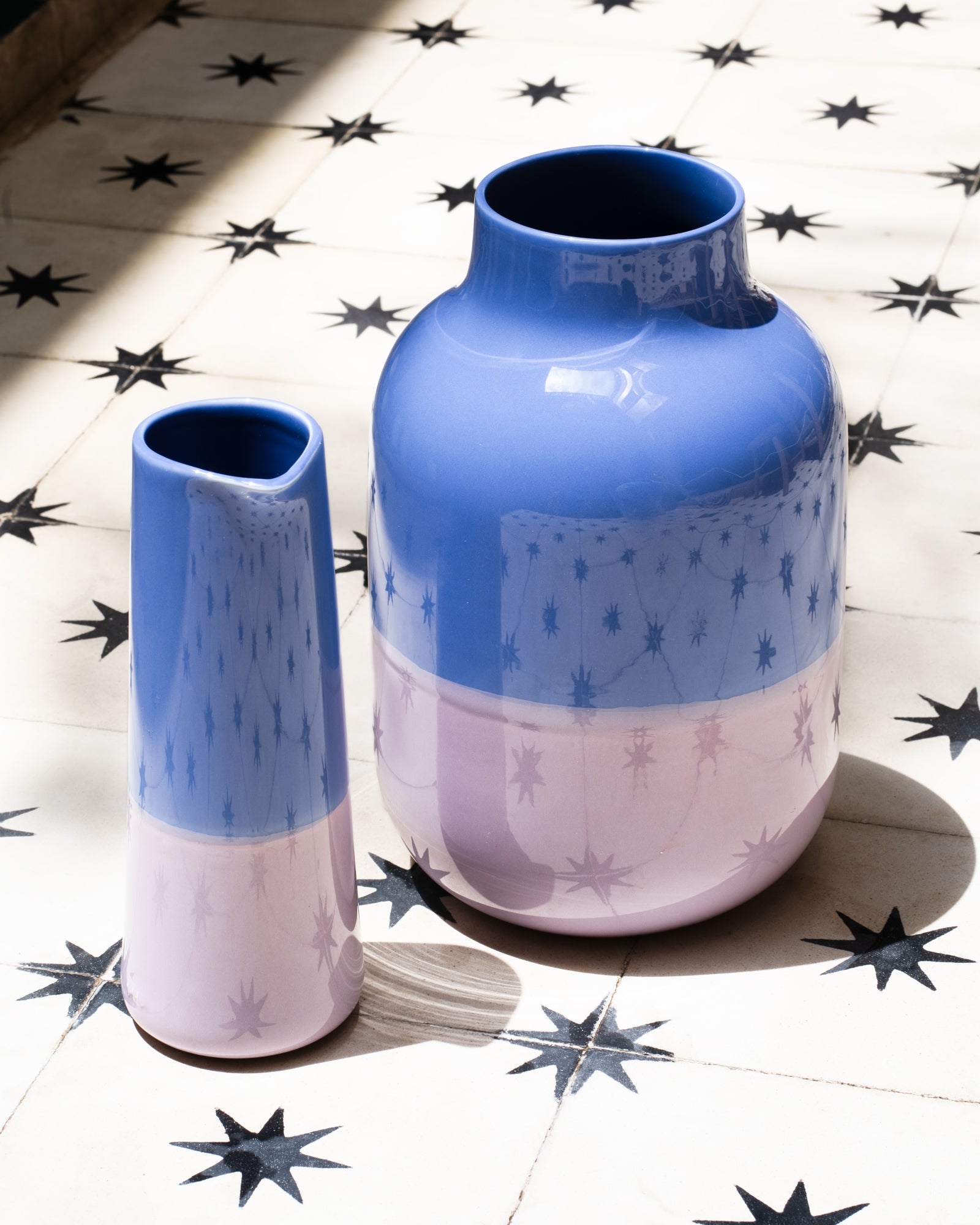 Pinguim Karaffe cornflower lila