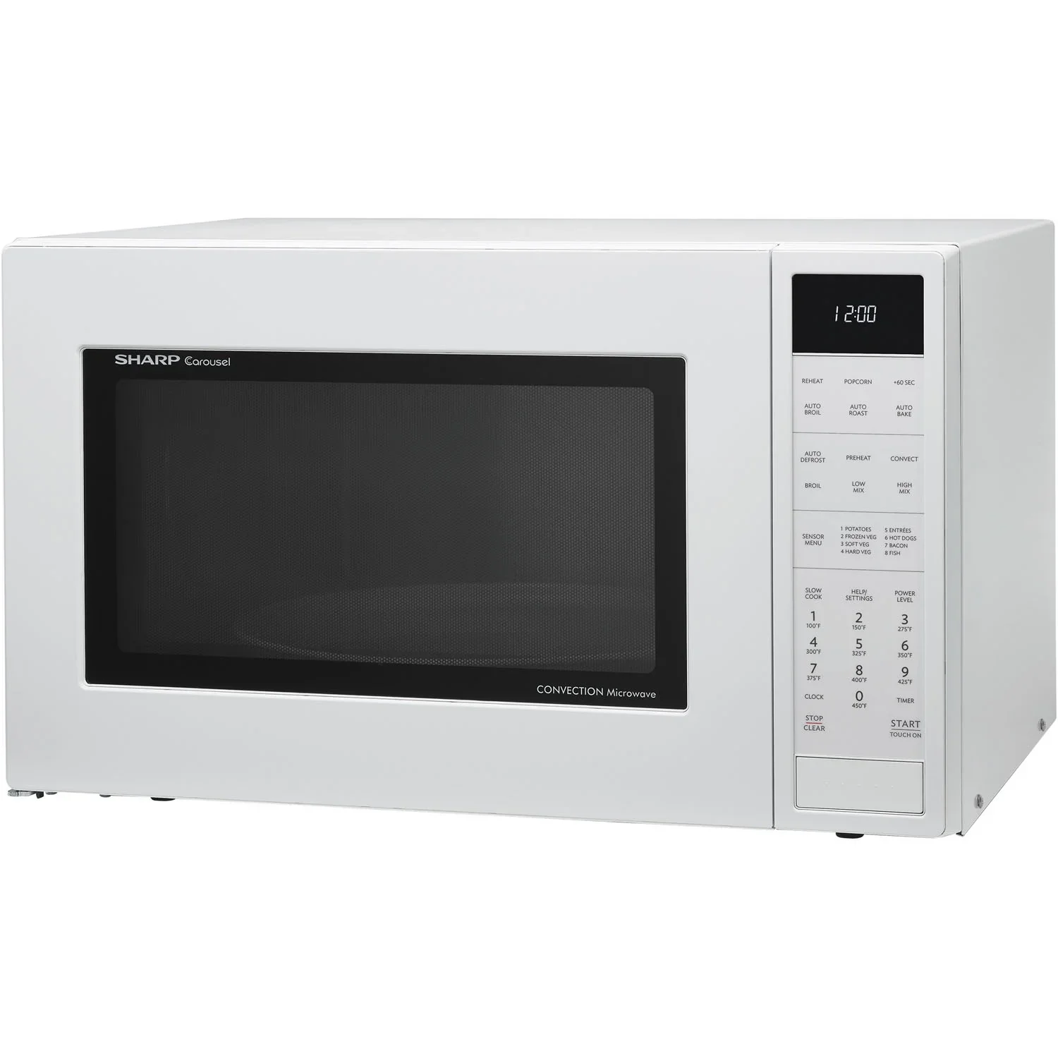 Sharp 1.5 Cu. Ft. 900W Convection Microwave Oven, Stainless Steel