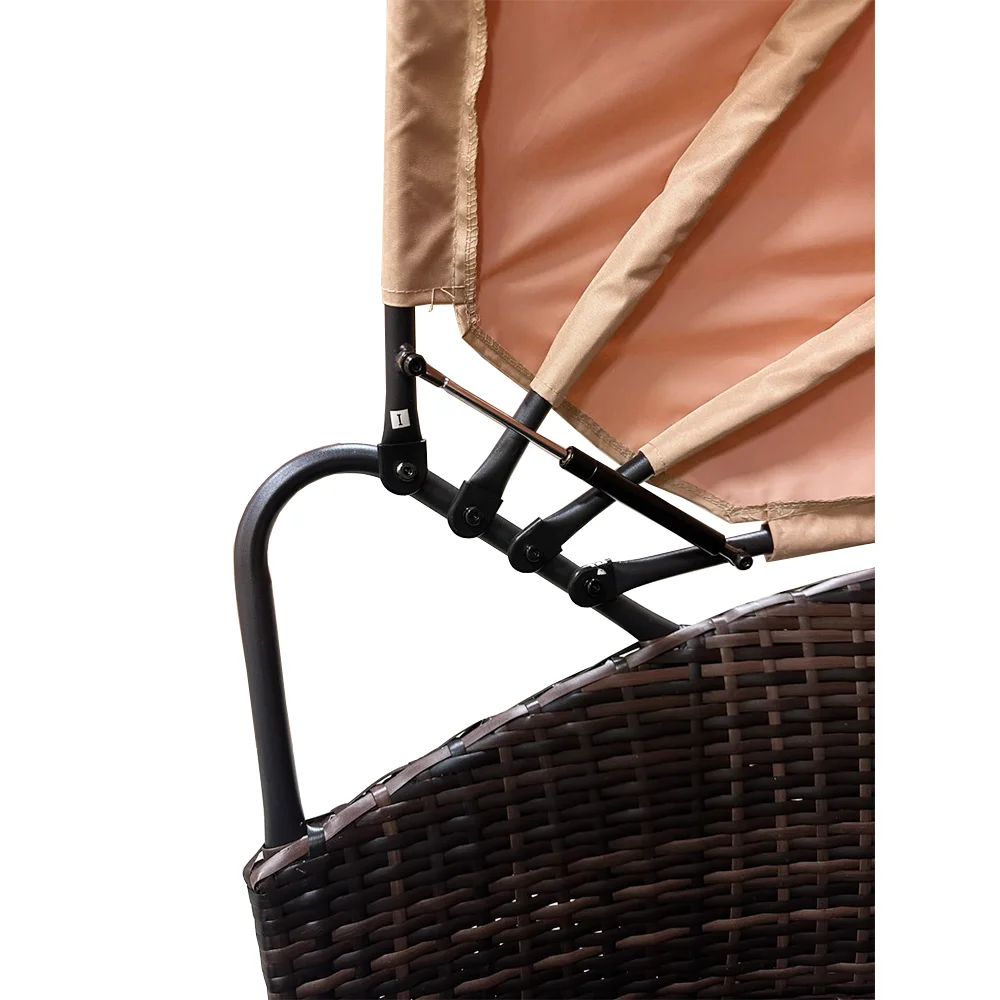 Garden Winds Custom Fit Replacement Canopy Top Cover Compatible with The Suncrown F08ln944, 645789653704, Newych Round Daybed - Upgraded Performance RIPLOCK 350 Fabric - Image 6