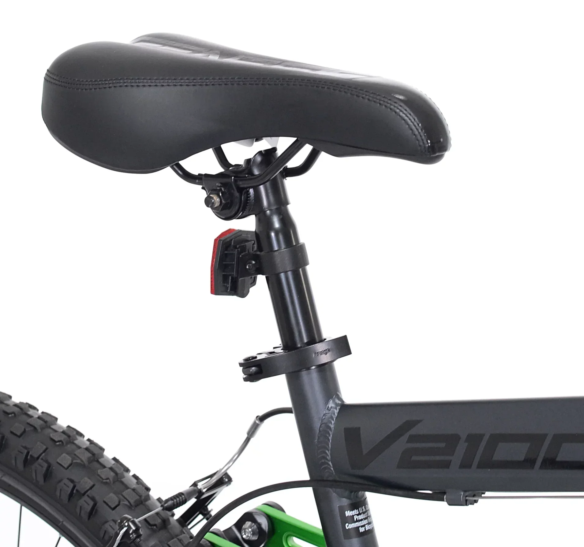 Genesis V2100 Men's Dual Suspension Mountain Bike, 26in, Slate Gray - Image 4 Genesis V2100 Men's Dual Suspension Mountain Bike, 26in, Slate Gray - Image 4