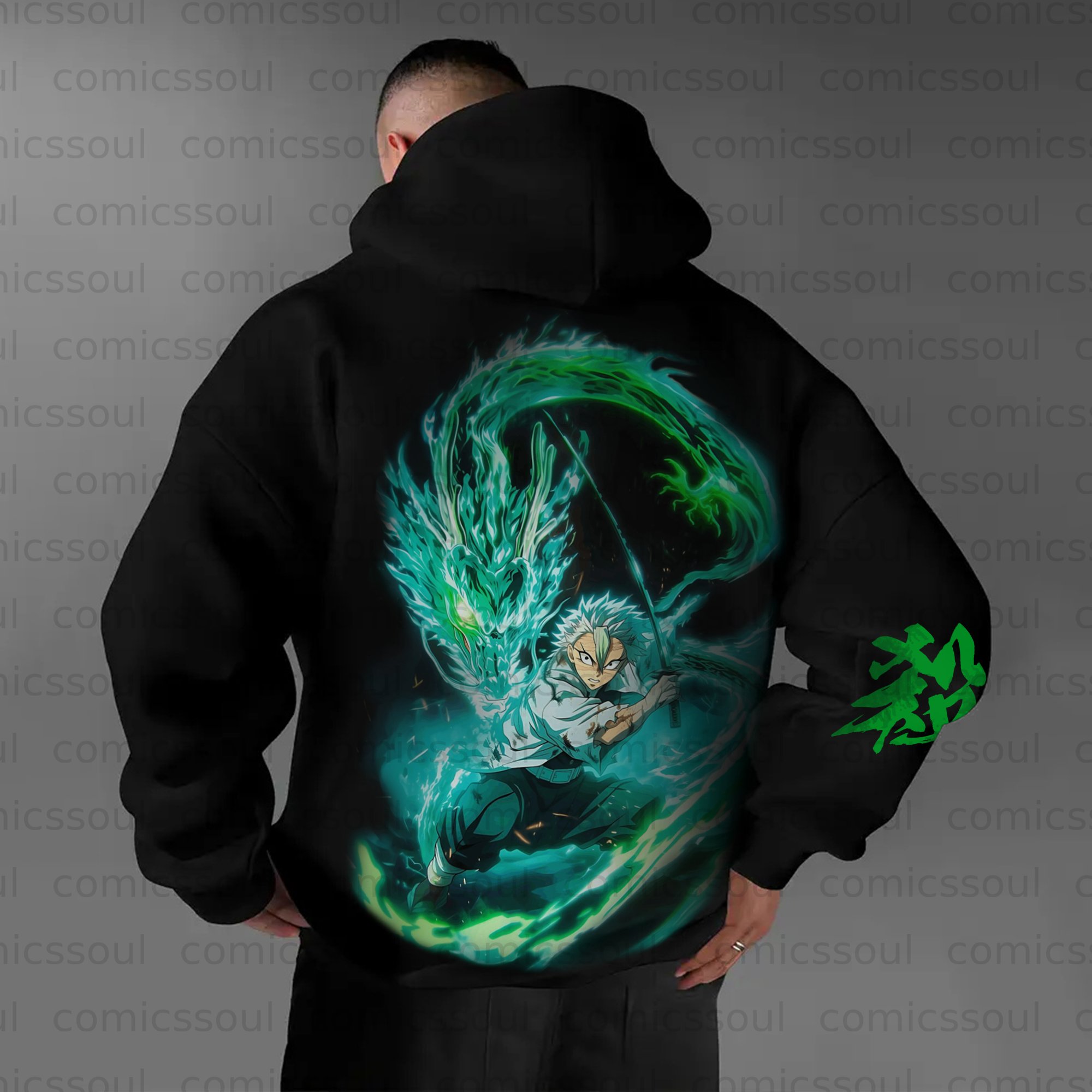Unisex Anime Graphic Streetwear Vintage Hoodie