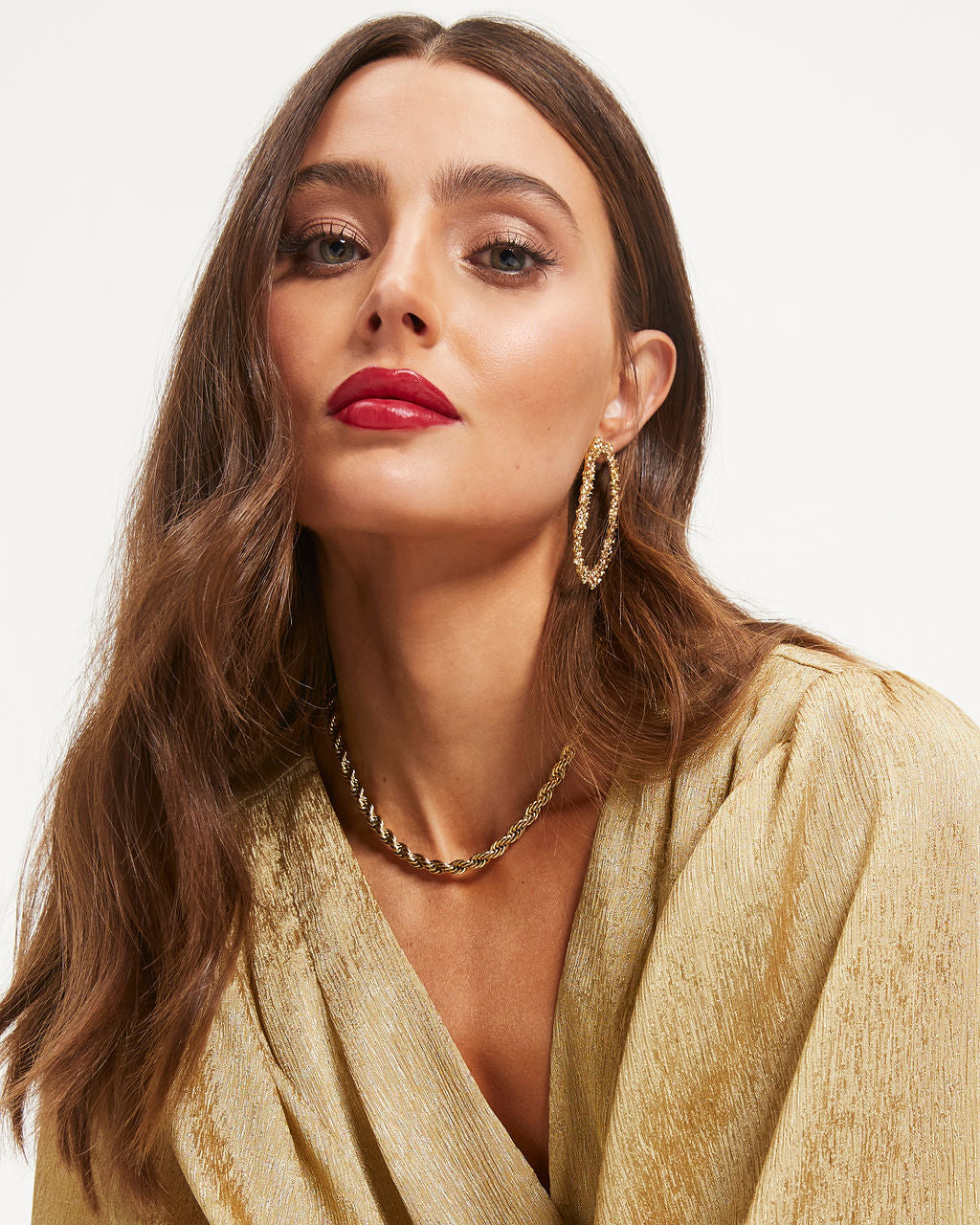 Park Avenue Statement Earrings - Citrine - Se7enfashion