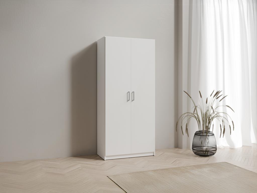 Armario 2 puertas - 92 cm - blanco
