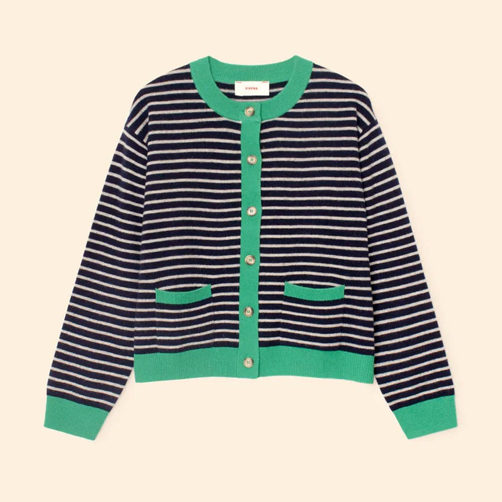 Xirena - Cardigan Lillian Rayé - Marine