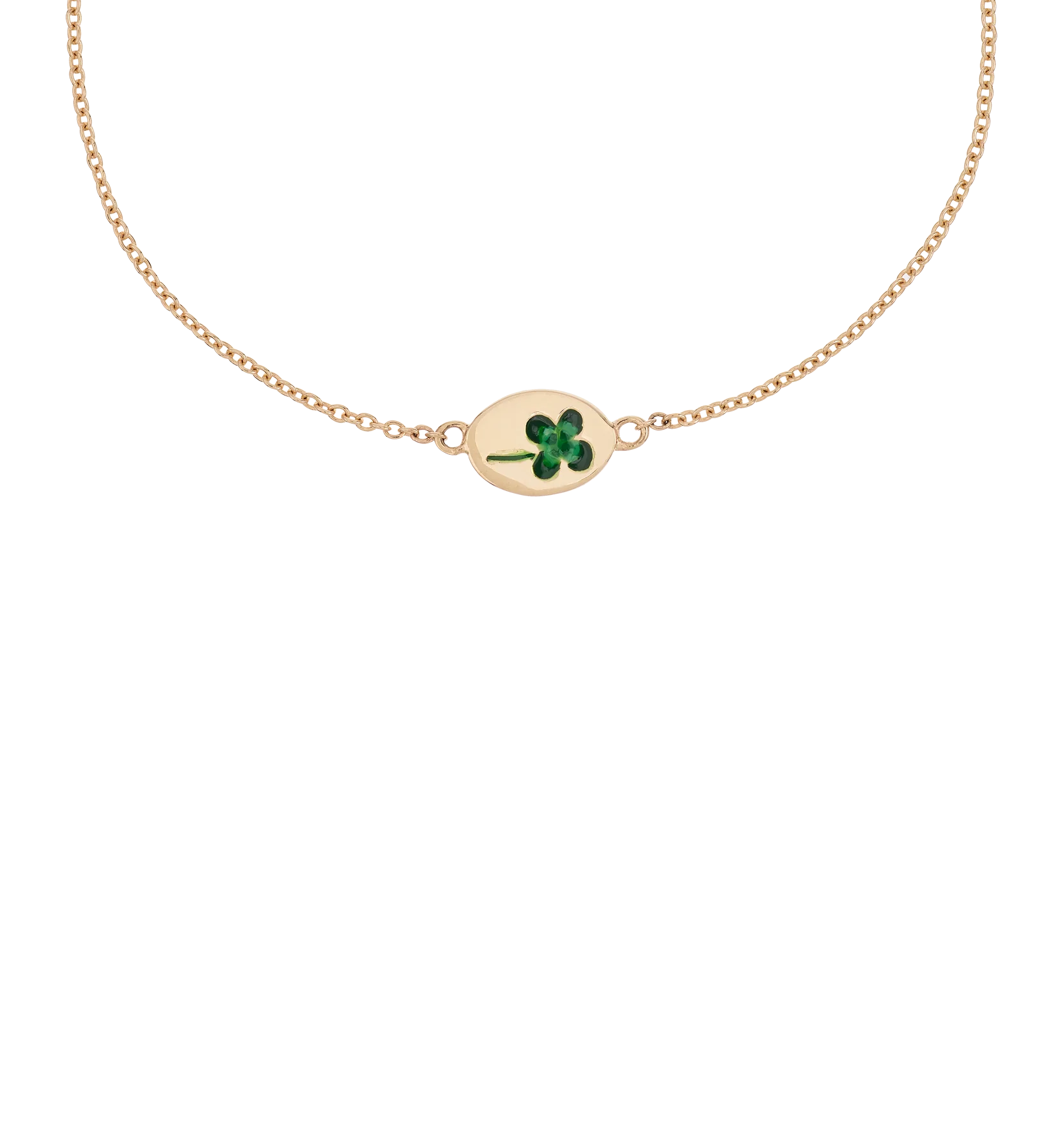 Lucky Clover Bracelet 14K