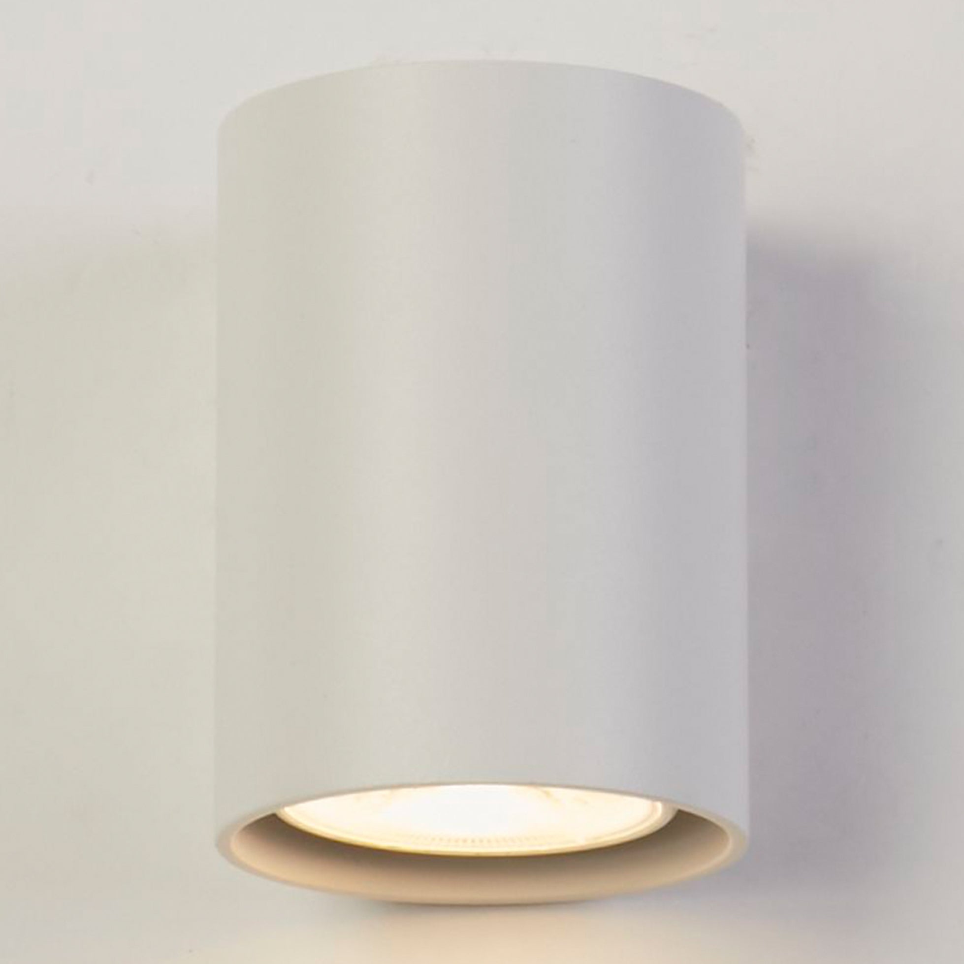 Searchlight Wall Wandlamp Cilinder - H 10 cm - Wit