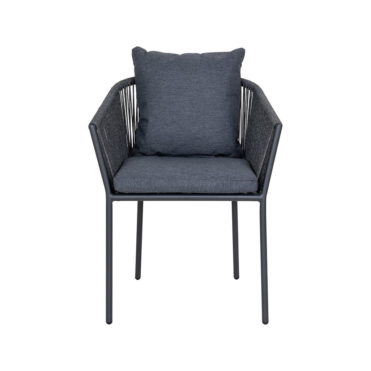 Artichok Mexx Aluminium Tuinstoel Met Armleuning - Donkergrijs