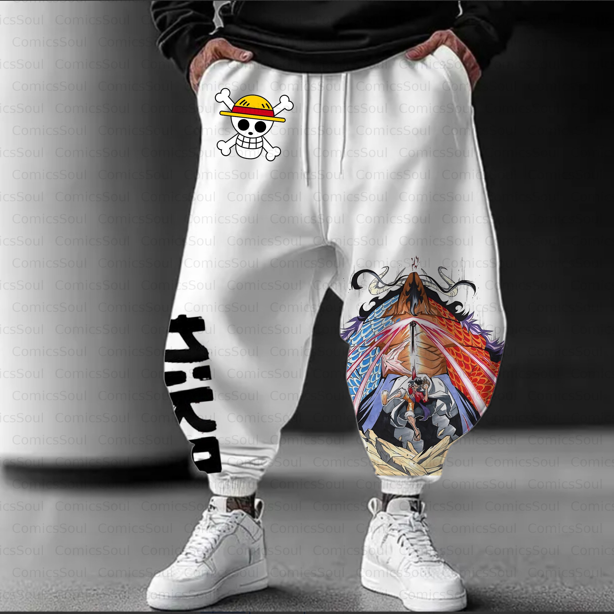 Unisex Casual Anime Streetwear Pant