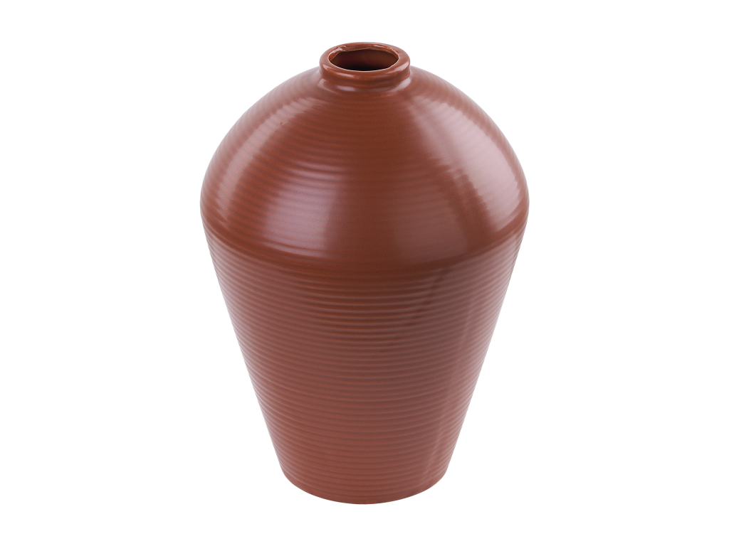 Jarrón para flores XANTHI Cerámica Marrón