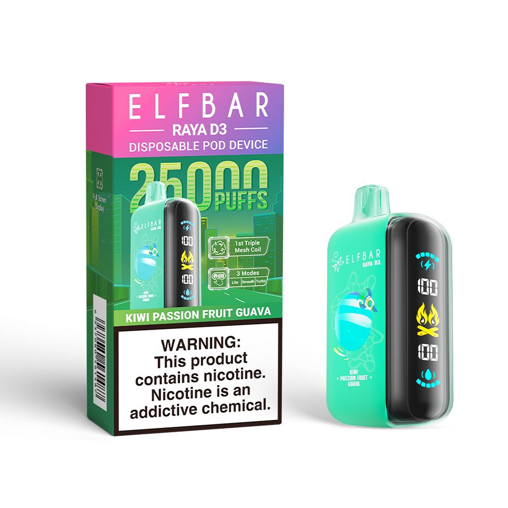 ELF BAR RAYA D3 25000 PUFFS - elfbarduke