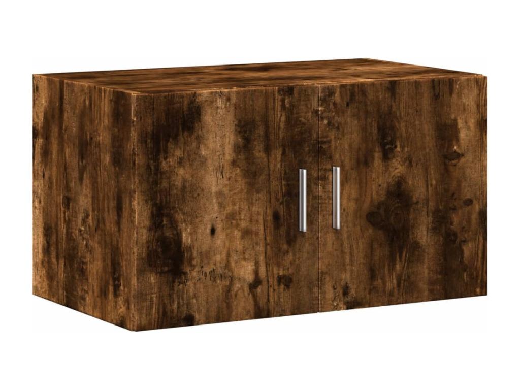 Armario de pared madera ingeniería roble ahumado 70x42 - 5x40 cm