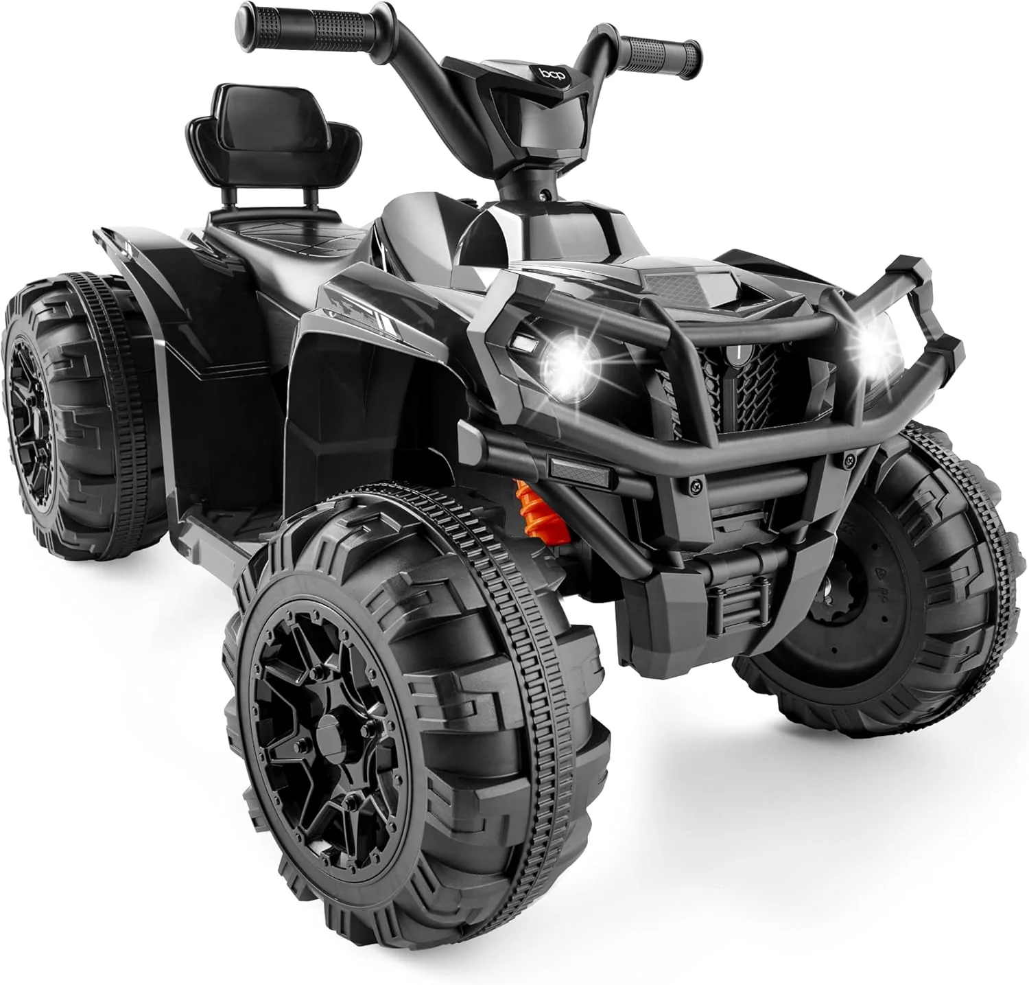 Best Choice Products 12V Kids Ride-On Electric ATV, 4-Wheeler Quad Car Toy w/Bluetooth Audio, 2.4mph Max Speed, Treaded Tires, LED Headlights, Radio
