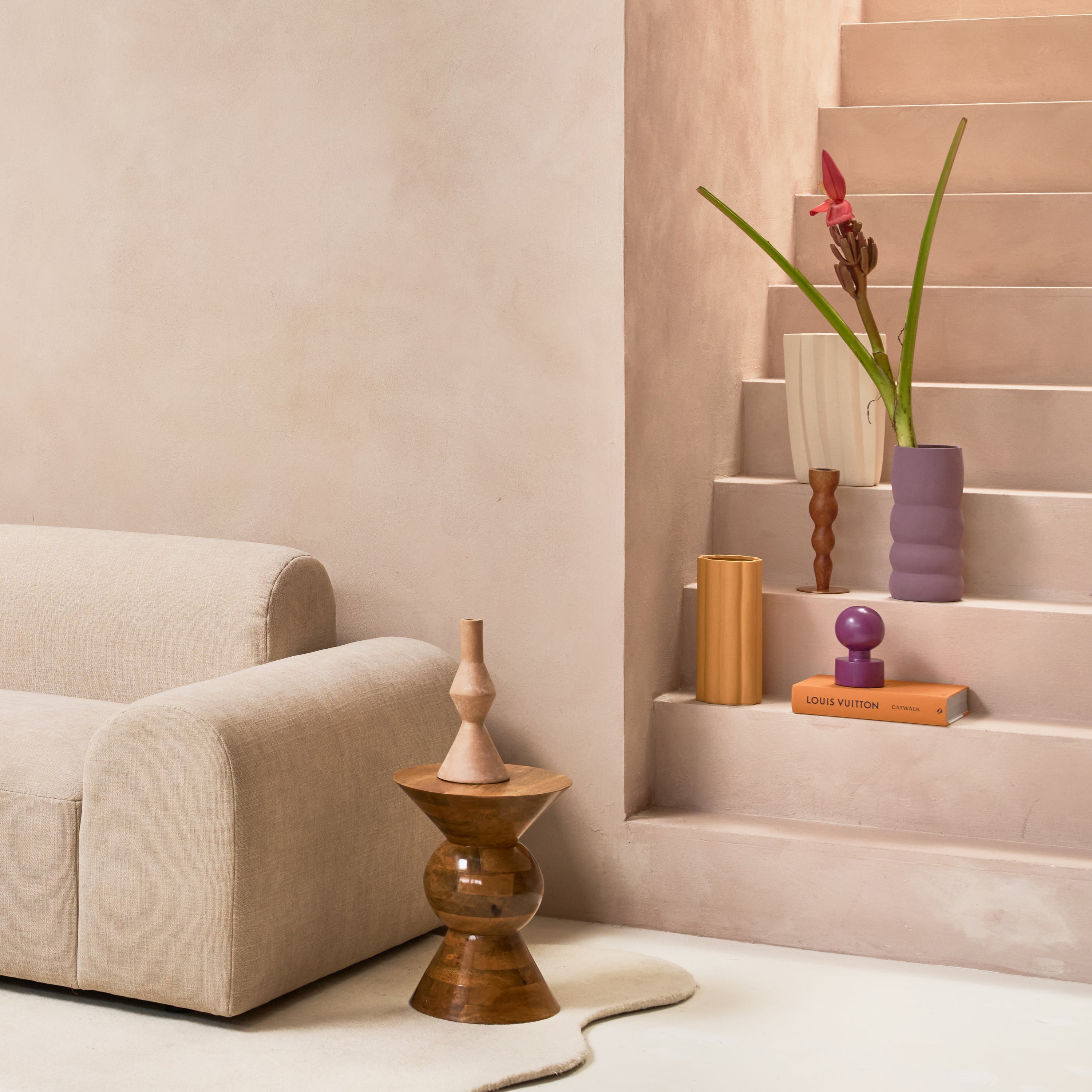 Urban Nature Culture Bijzettafel Lustro - Golden Oak