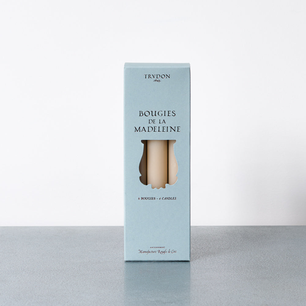 Lot de 6 bougies Madeleine - Pierre