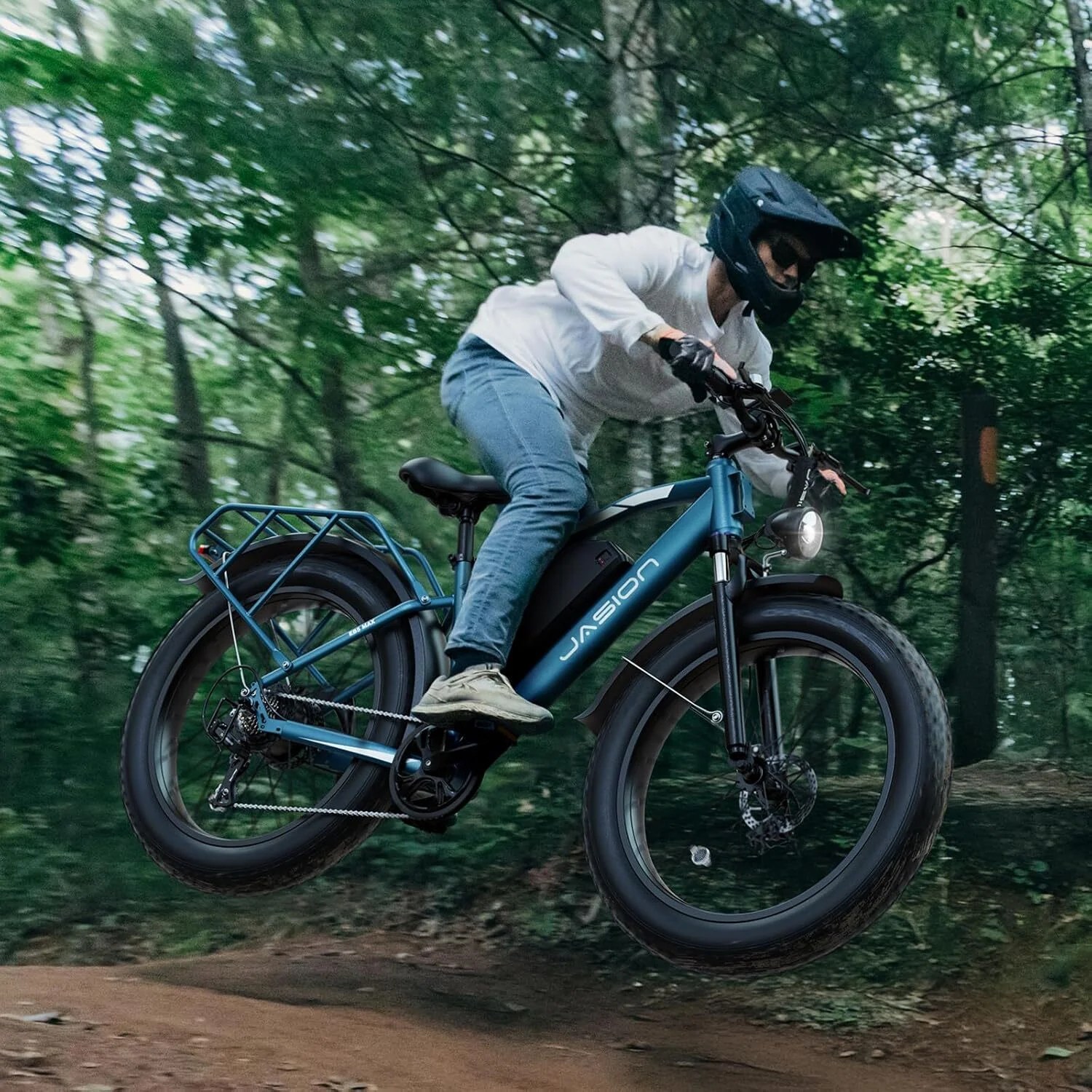Jasion EB5 MAX Electric Bike for Adults, 750W Electric Mountain Bike with 48V 15Ah Battery, 26'' Fat Tire Off-Road Ebike, 28MPH Shimano 7 Speed Bicycle UL2849 - Image 10