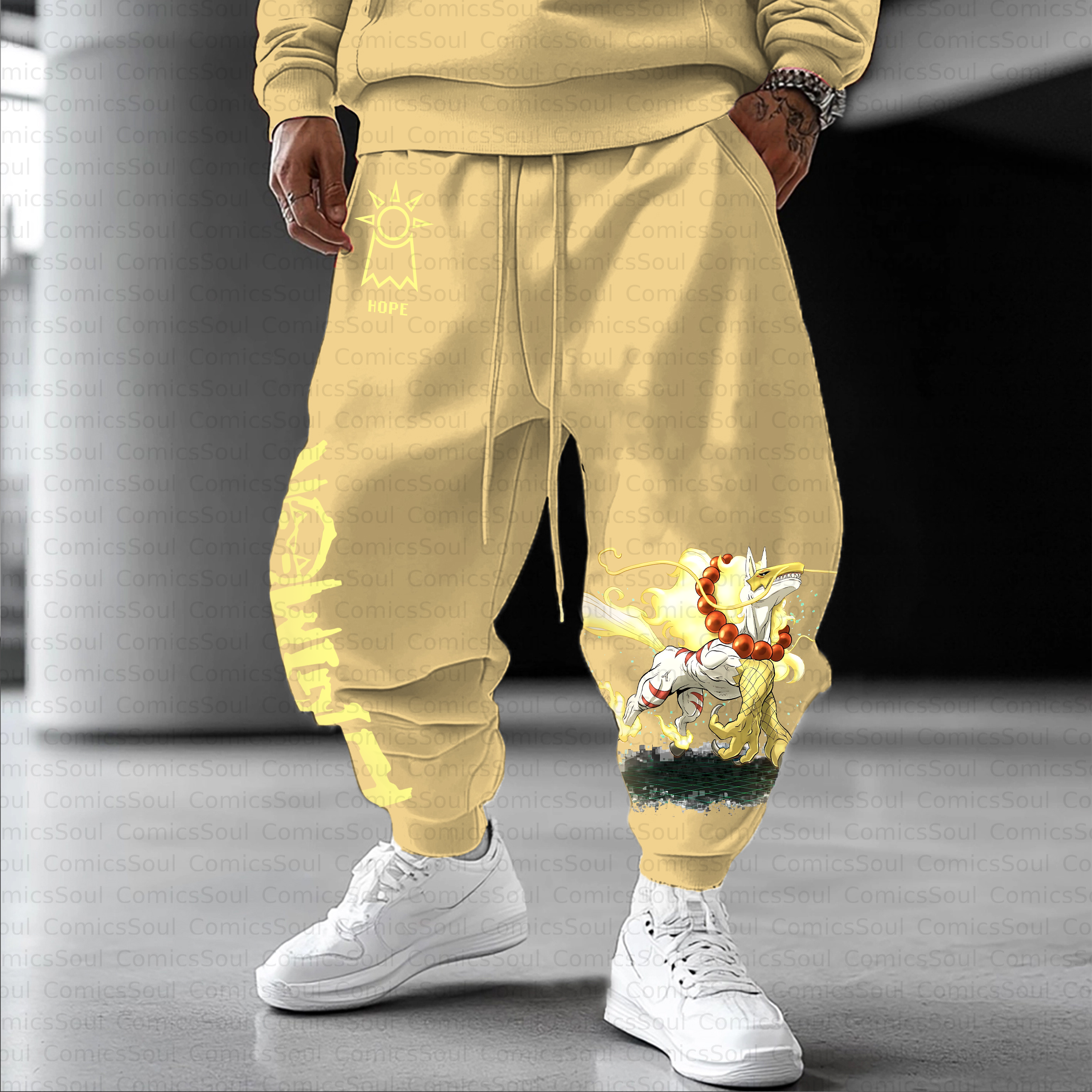 Unisex Casual Anime Streetwear Pant