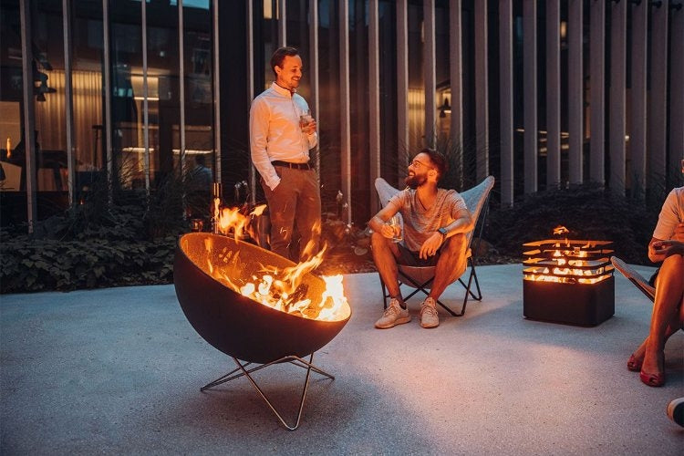 Vuurschaal met Standaard Laag - Höfats   Bowl 70