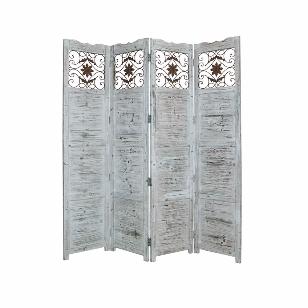 1" x 76" x 84" Blue Wood Screen - image 1