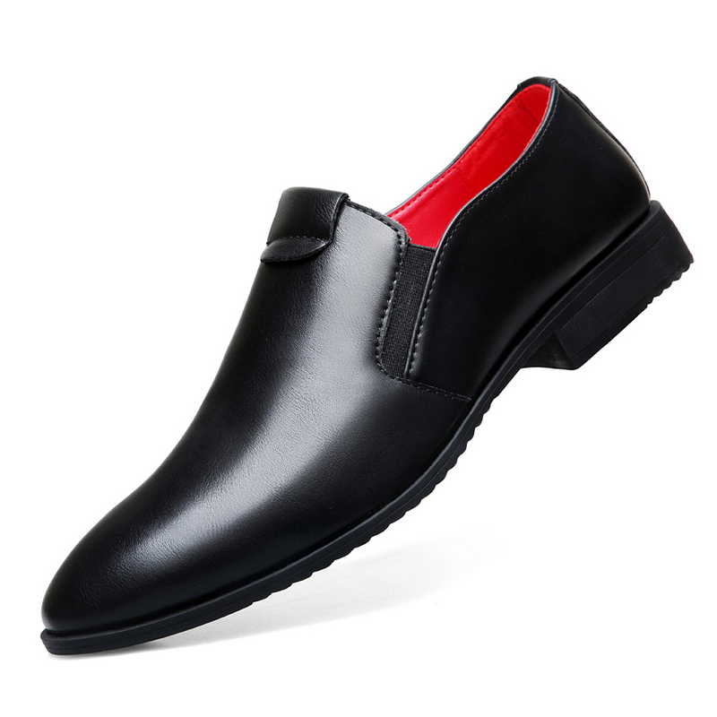 New Business Formal British Slip-On Pointed Toe Men's Shoes