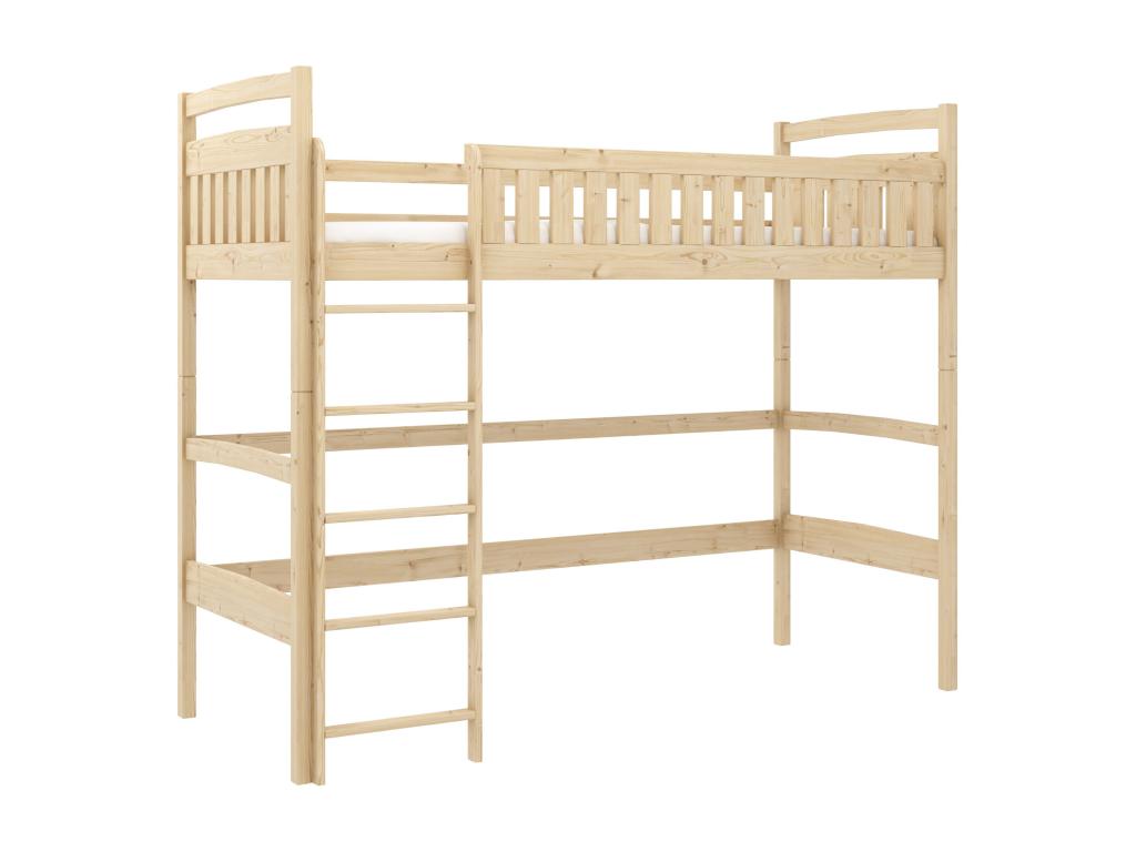 Cama alta MIA LB014 80x190 cm Beige