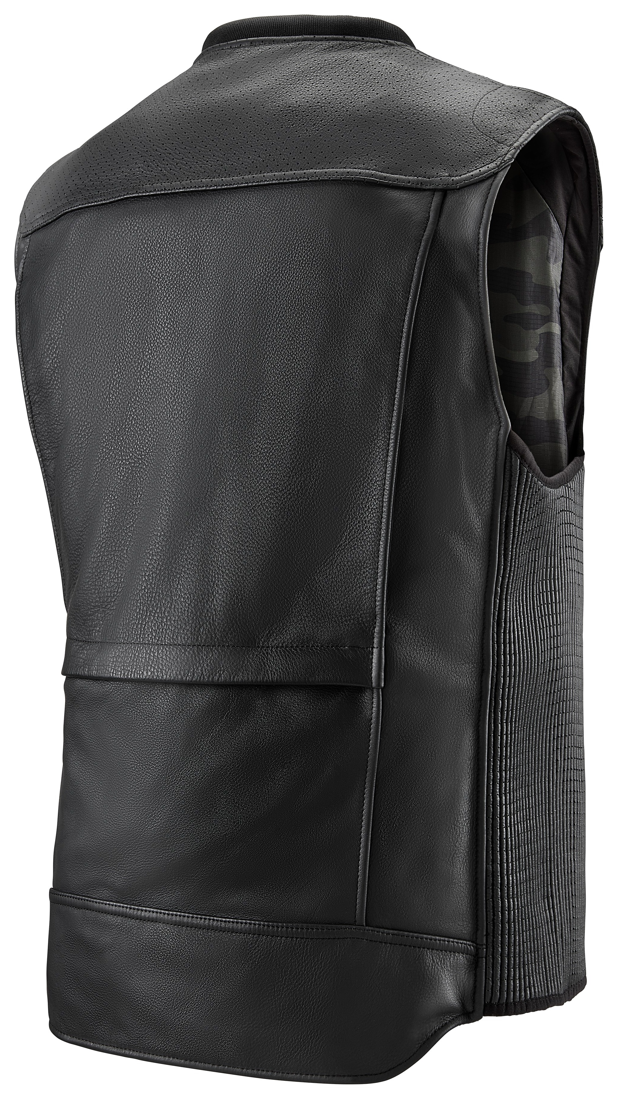 SportsBikeShop Alpinestars Tech-Air 3 Leather Vest Airbag System (4XL) Black / XS [Open Box]